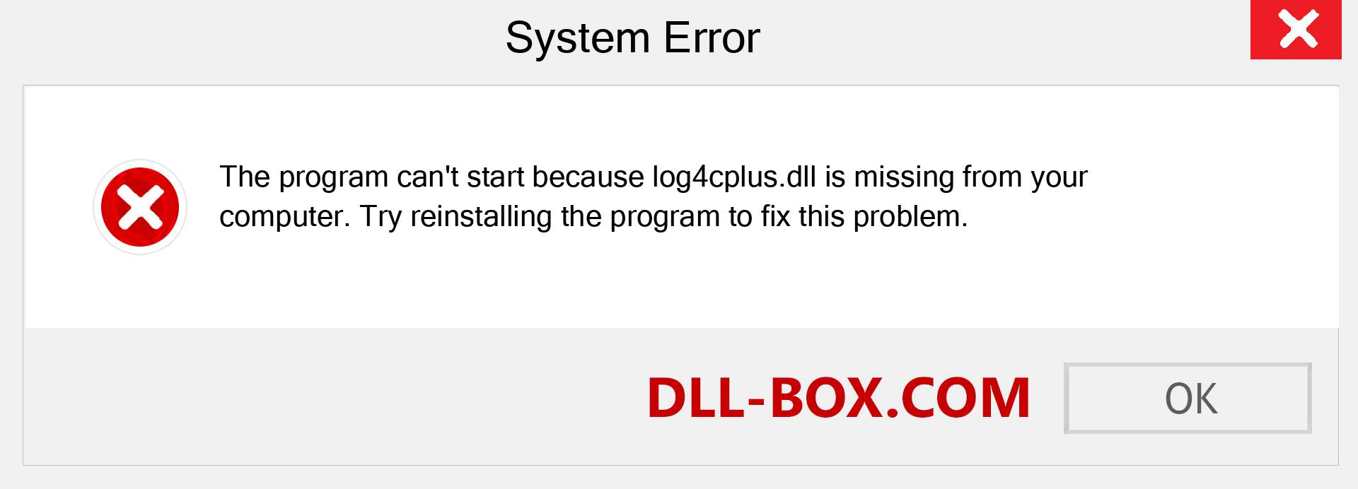  log4cplus.dll file is missing?. Download for Windows 7, 8, 10 - Fix  log4cplus dll Missing Error on Windows, photos, images