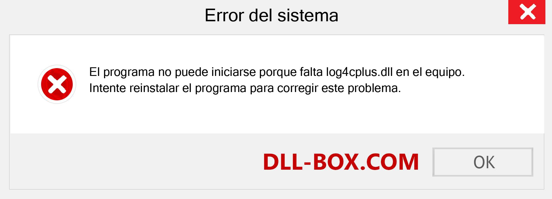 ¿Falta el archivo log4cplus.dll ?. Descargar para Windows 7, 8, 10 - Corregir log4cplus dll Missing Error en Windows, fotos, imágenes